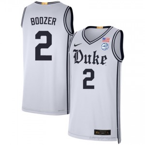 Cayden Boozer White #2 Duke Blue Devils Team Men University Basketball Jersey | Durably Stitched 7844q5Y7
