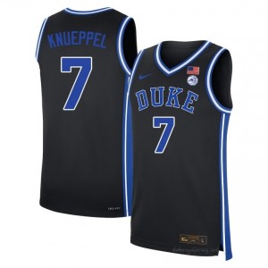 #7 Kon Knueppel Duke Blue Devils Men Black Basketball NCAA Jersey | Pro-Grade Stitched 43hA2q4r