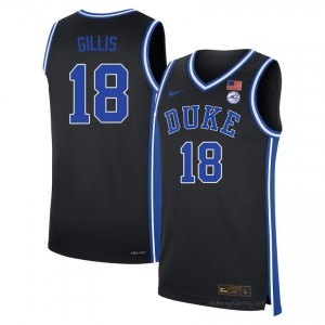 #18 Mason Gillis Duke Blue Devils Men Black Basketball College Jersey | Pro-Grade Stitched 76iX5LSV