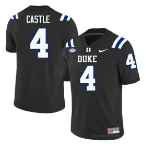 #4 Anderson Castle Duke Blue Devils Men Black Football High School Jersey | Pro-Grade Stitched 511s6C8M