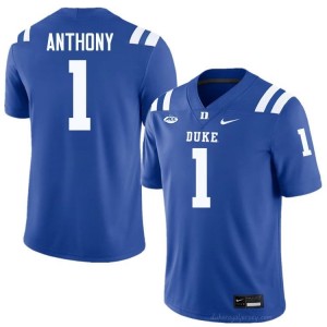 Andrel Anthony Royal #1 Blue Devils Men University Football Jersey | Durably Stitched 4232M4Sj