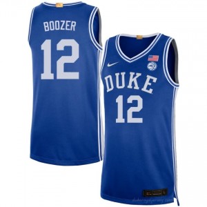 Cameron Boozer Blue Devils Men #12 Royal Basketball University Jersey | Classic Premium Stitched 493OukI8
