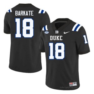 Cooper Barkate Black #18 Duke Blue Devils Men College Football Jersey | Durably Stitched 747Q105o