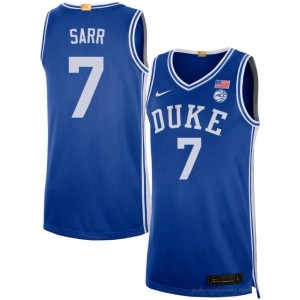 Dame Sarr Blue Devils Men #7 Royal Basketball University Jersey | Classic Premium Stitched 9638G61S