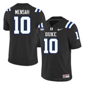 Duke Blue Devils Darian Mensah #10 Black Men Football High School Jersey | Elite Authentically Stitched 25075uUT
