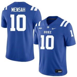 Darian Mensah Royal #10 Blue Devils Men College Football Jersey | Durably Stitched 69664u20