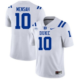 Darian Mensah Duke Men #10 White Football University Jersey | Classic Premium Stitched 71w531wm