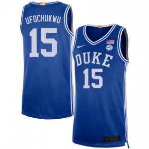 Ifeanyi Ufochukwu Blue Devils Men #15 Royal Basketball High School Jersey | Classic Premium Stitched 35k3pfb4