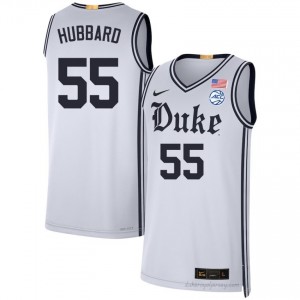 Spencer Hubbard Blue Devils Men #55 White Team Basketball University Jersey | Classic Premium Stitched 95BOA10I