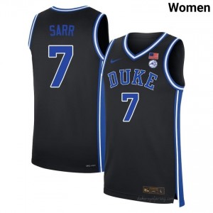 #7 Dame Sarr Duke Women Black Basketball NCAA Jersey | Pro-Grade Stitched 72PT182f