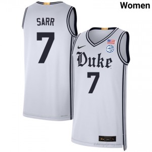 Dame Sarr White #7 Duke Team Women University Basketball Jersey | Durably Stitched 11tsuPgp