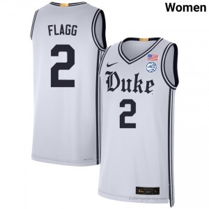 Cooper Flagg White #2 Duke Team Women College Basketball Jersey | Durably Stitched 38r044ue
