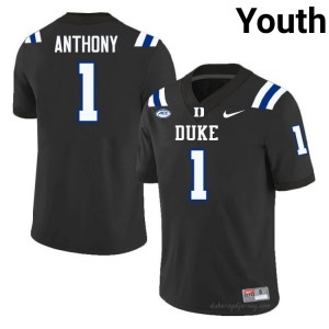 Andrel Anthony Black #1 Duke Blue Devils Youth High School Football Jersey | Durably Stitched 48877brI