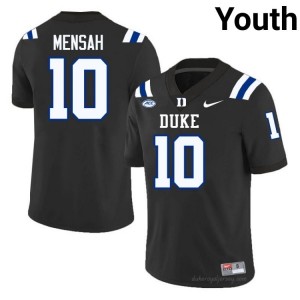 Darian Mensah Black #10 Duke Blue Devils Youth University Football Jersey | Durably Stitched 80573057