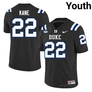 Moussa Kane Black #22 Duke Blue Devils Youth College Football Jersey | Durably Stitched 29421a88